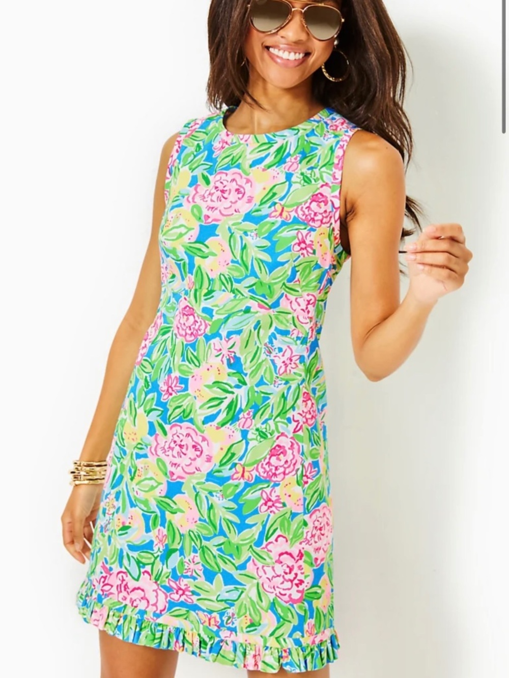 Lilly Pulitzer Poppy Stretch Cotton Shift